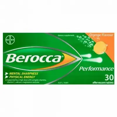 Vitamins & Supplements, Berocca Perfomance Orange Tabs 30'S
