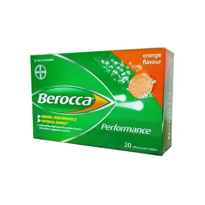 Vitamins & Supplements, Berocca Perfomance Orange Tabs 20'S