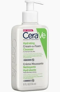 CERAVE HYDRATING CREAM-to-FOAM CLEANSER