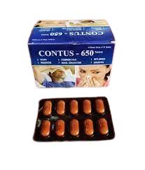 Cold & Allergy, CONTUS-650 TABS 10S