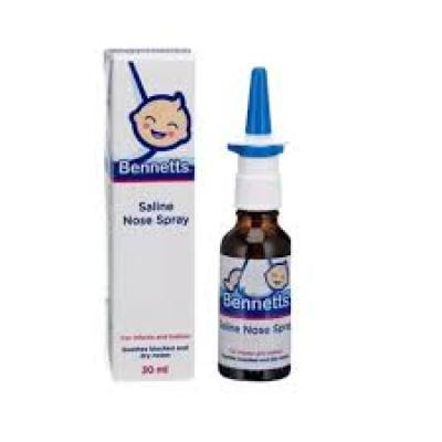 Cold & Allergy, Bennetts Saline Nose Spray 30Ml