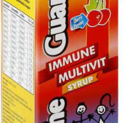 Vitamins & Supplements, CRECHE GUARD IMMUNE MULTIVIT SYR 200ML (1-12YRS)