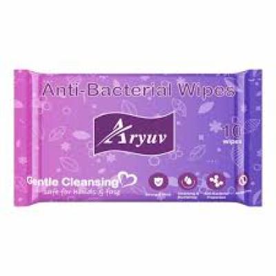 Aryuv-Wet-Wipes-Antibacterial-10'S