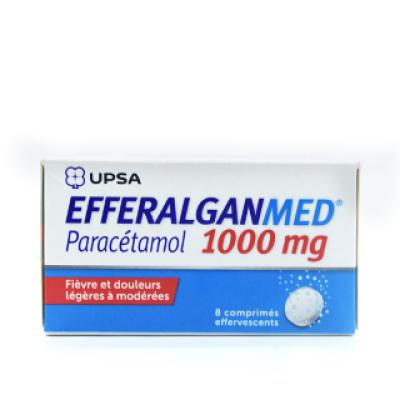 Pain Relief, Efferalgan 1Gm 8S