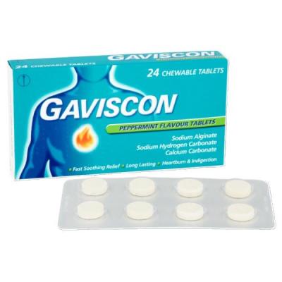 Gaviscon peppermint Tablets 24'S