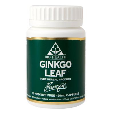 Vitamins & Supplements, BIO HEALTH GINKGO LEAF CAPS 60'S