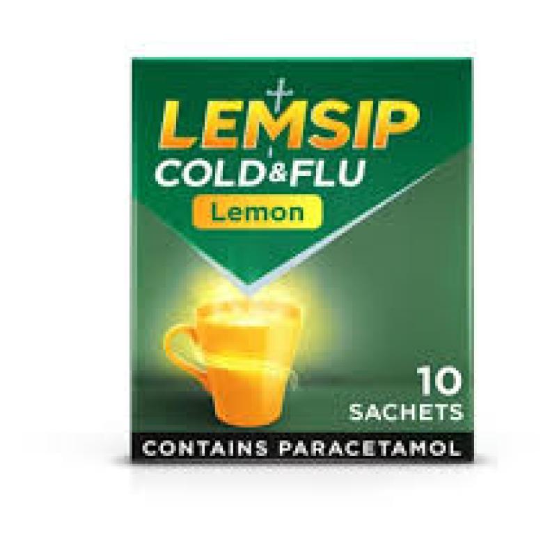 Lemsip Cold & Flu Lemon Caps 10'S