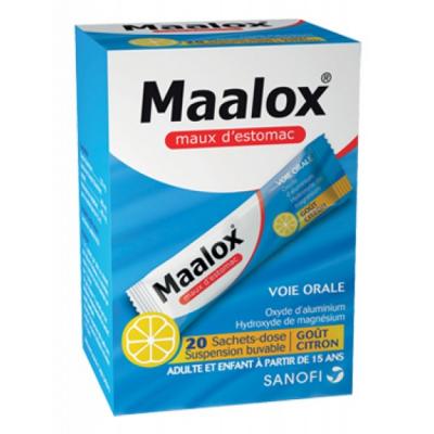 Maalox Lemon Stick 460Mg/Susp.20'S