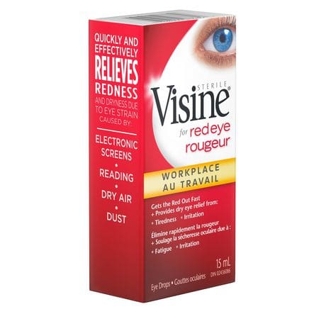 Eye & Ear, VISINE RED EYE HYDRATING COMFORT DROPS 15ML