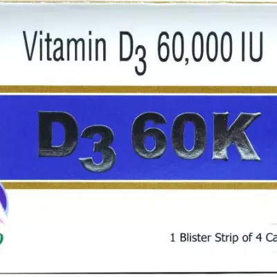 Vitamins & Supplements, D3 60K CAPSULE 4'S