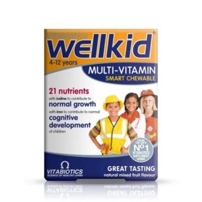 Vitamins & Supplements, Wellkid Chewable Tabs 30'S